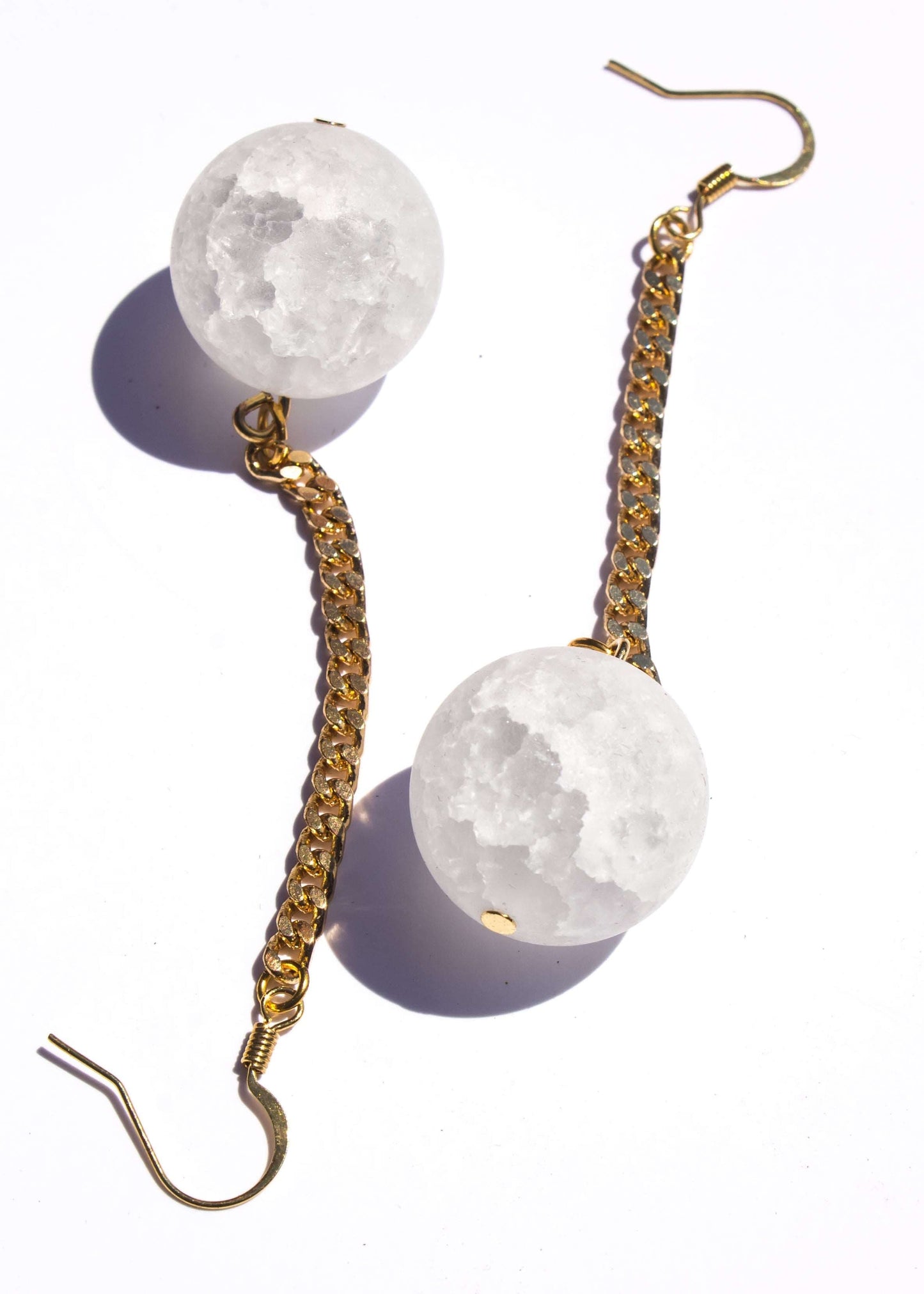 Crackle quartz earrings, quartz gold earrings, what does quartz do, quartz dangle earrings, quartz jewelry,