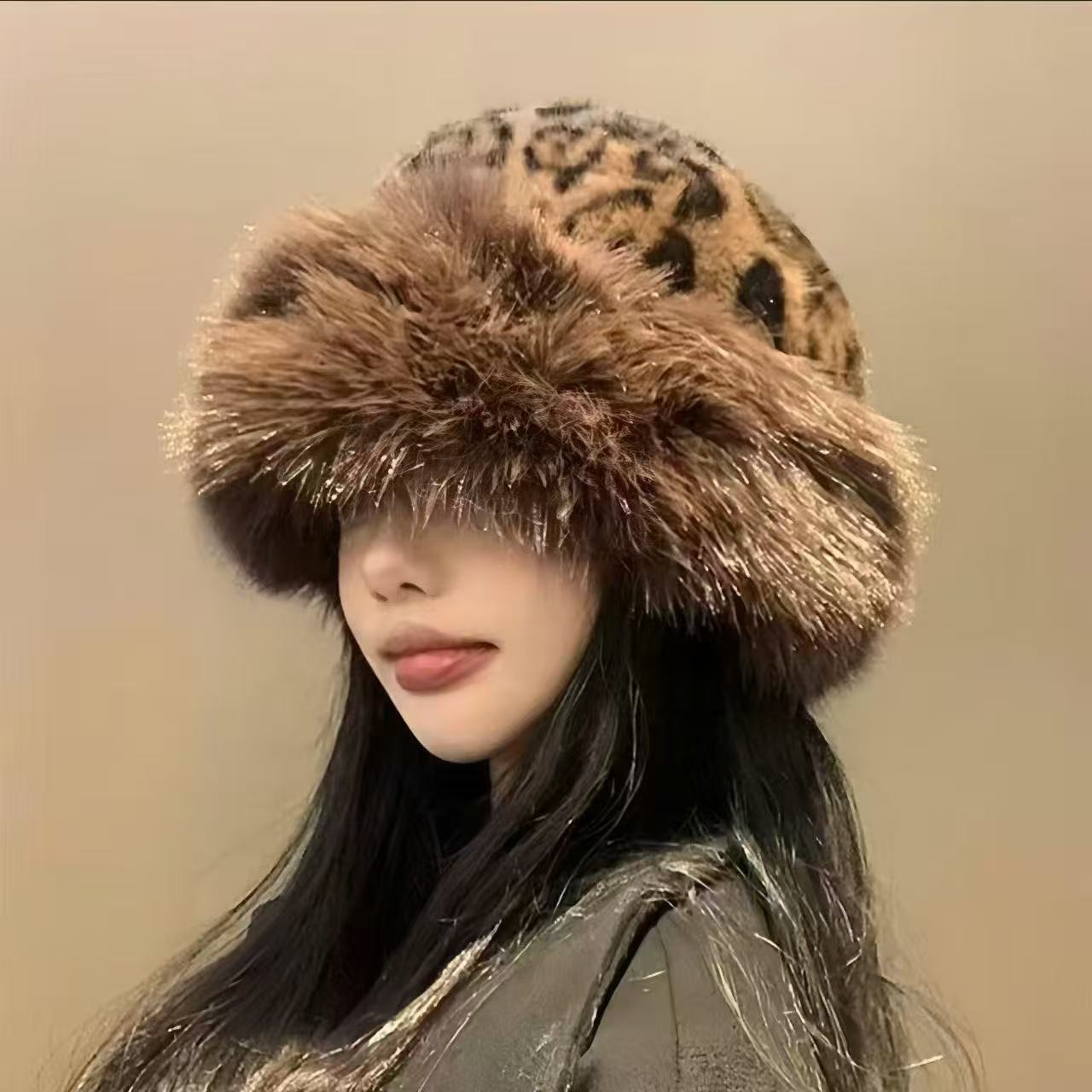 Leopard Fur Hat