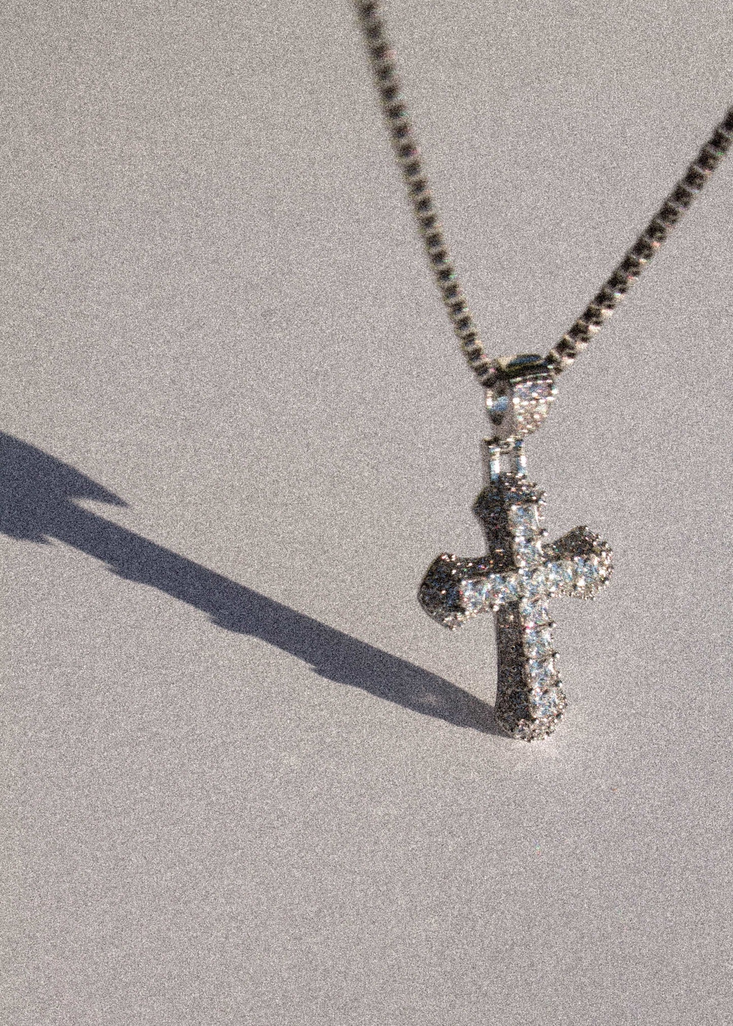 mini cross necklace