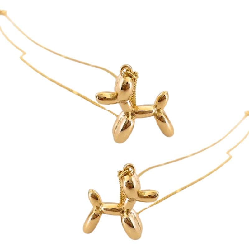 Hot Dog balloon necklace