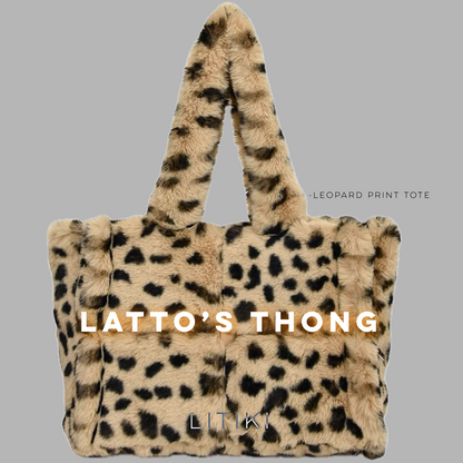 Leopard Print Tote Bag