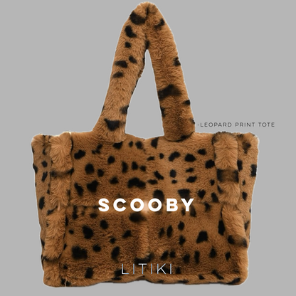 Leopard Print Tote Bag