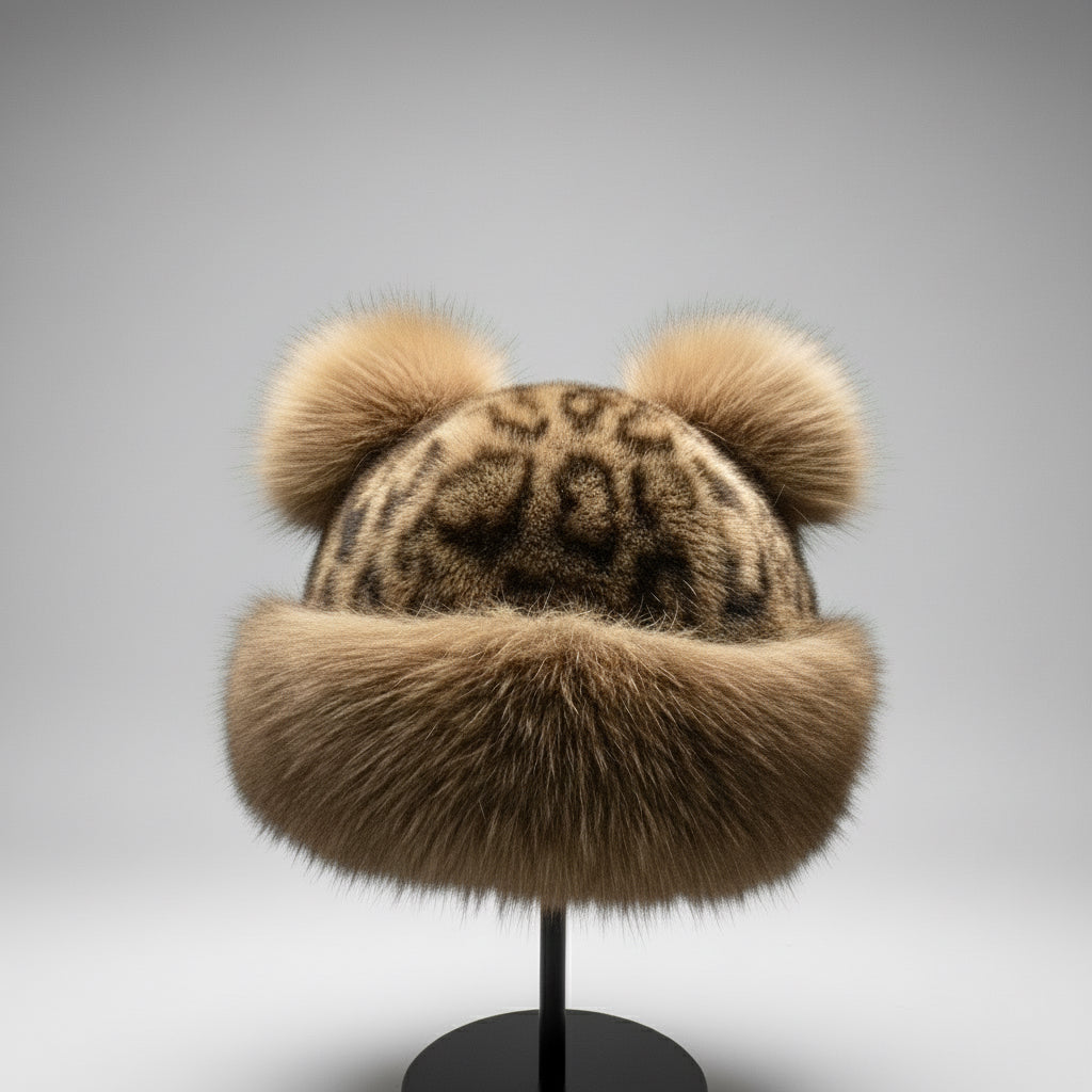 Leopard Fur Hat