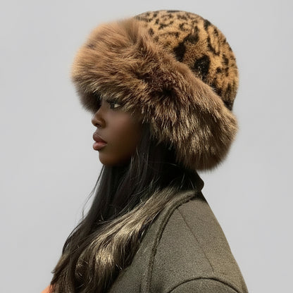 Leopard Fur Hat