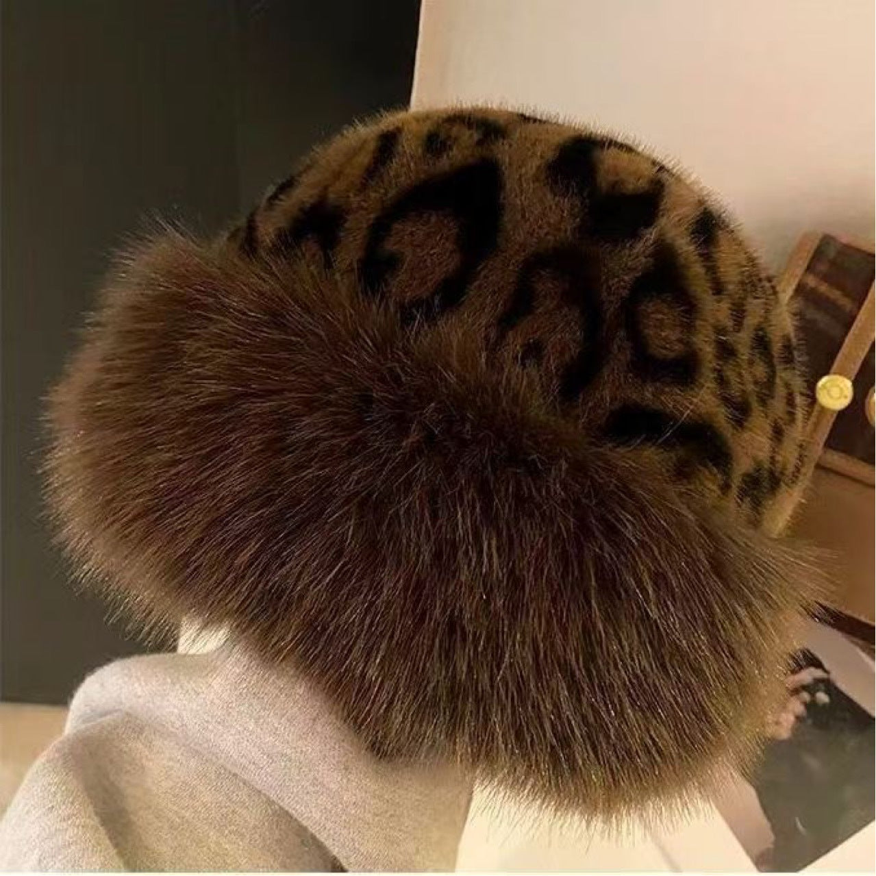 Leopard Fur Hat