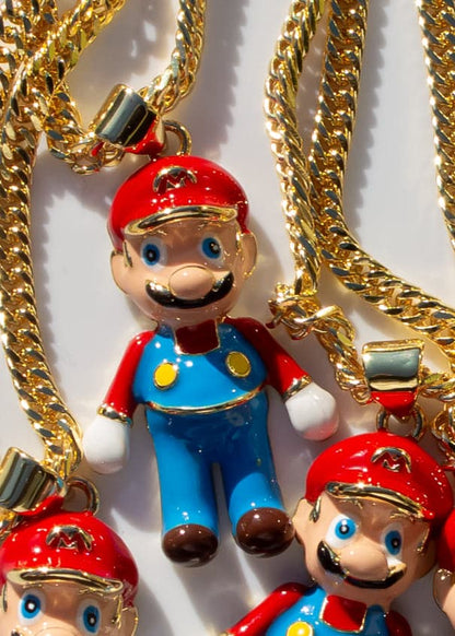 Mario Gamer Necklace