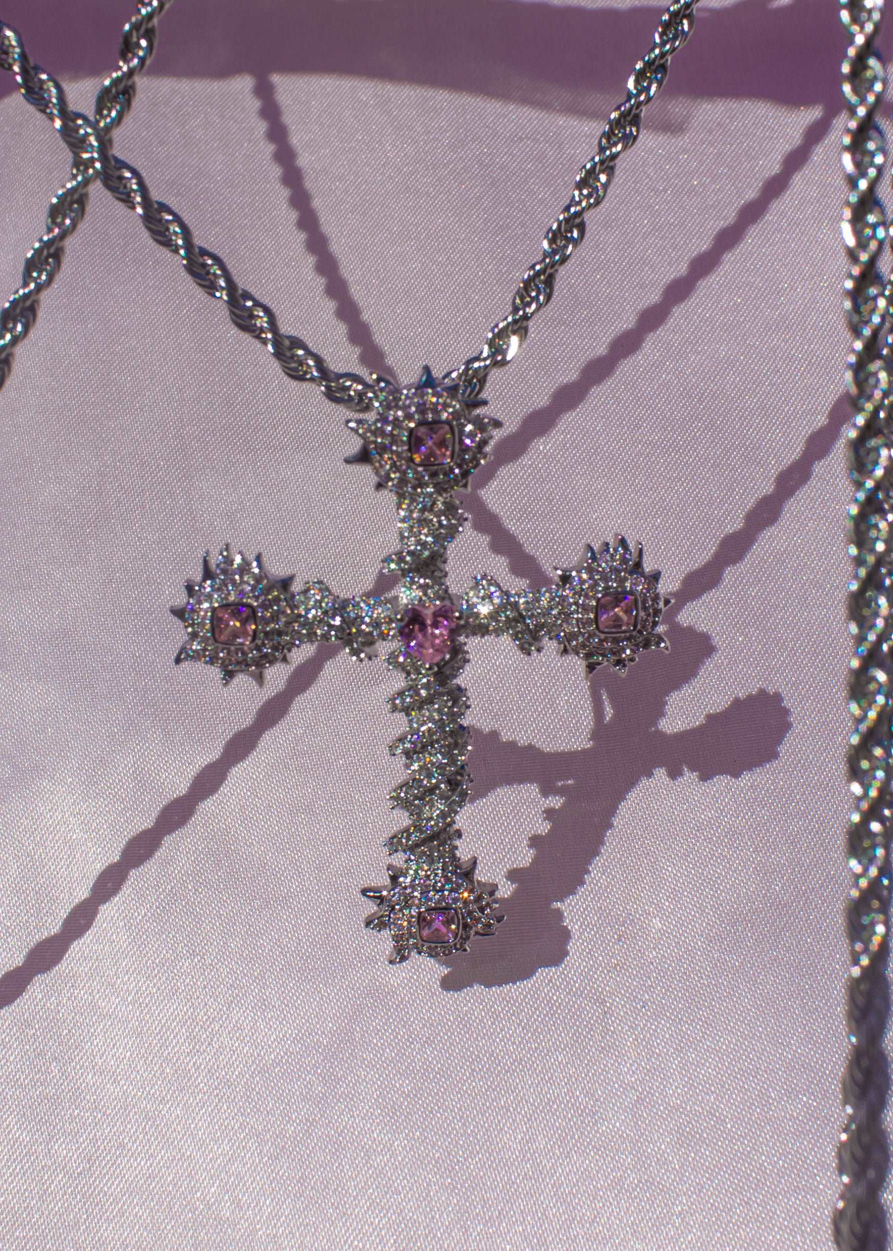 heart goth cross